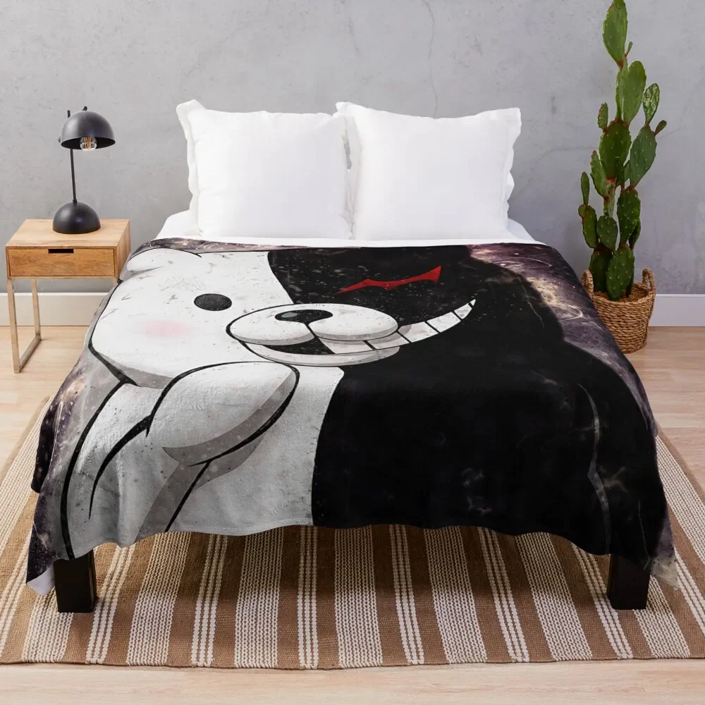 Danganronpa Monokuma Throw Blanket Bed sofa bed Blankets