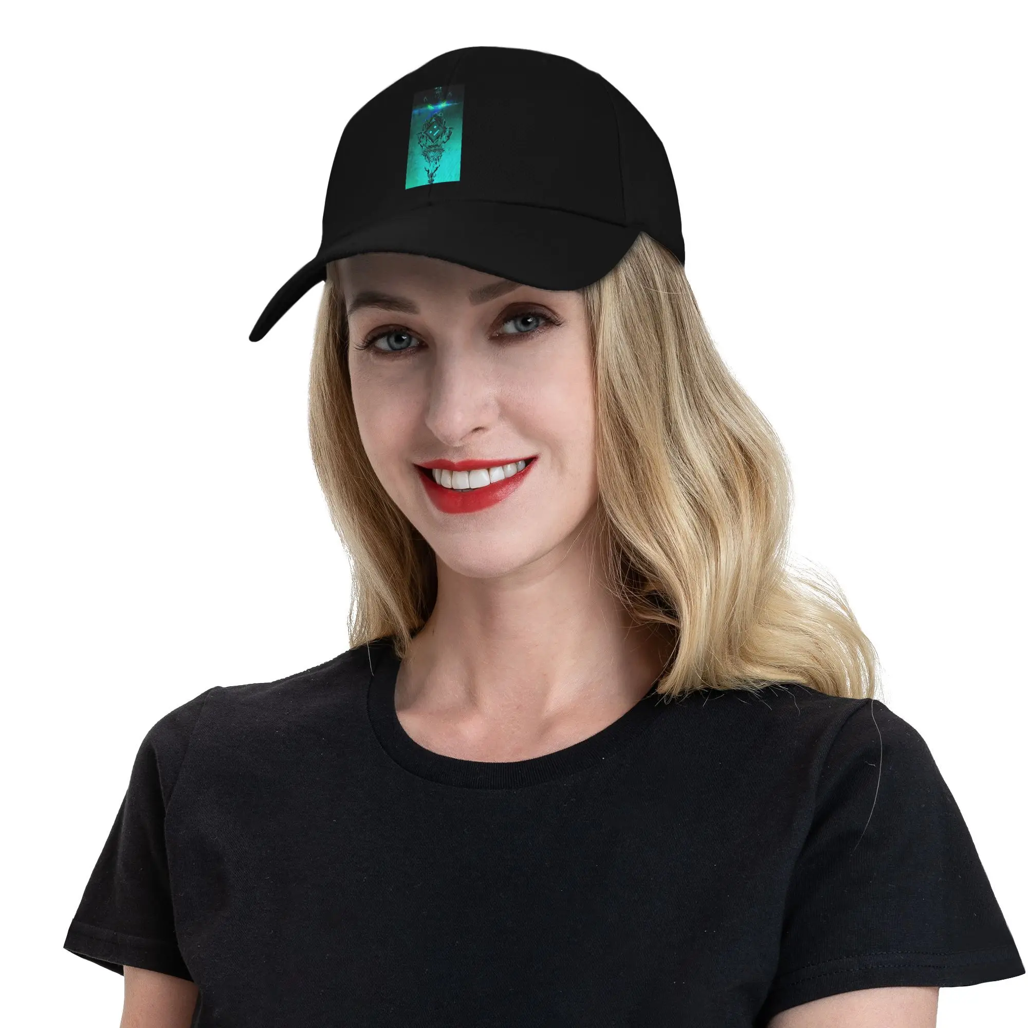 Video Game Geometry Dash  Baseball Caps Snapback Fashion Baseball Hats Breathable Casual Casquette Outdoor Unisex