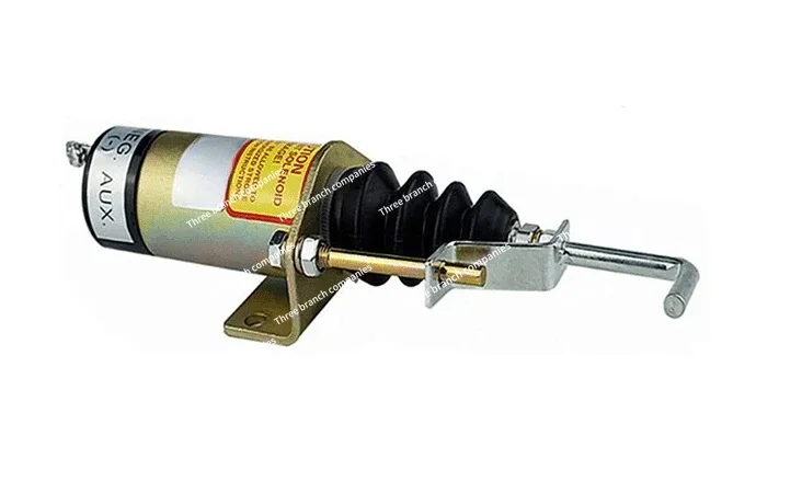 12V 24V Engine Fuel Shutoff Solenoid Valve Push-Pull 12V Solenoid Valve 24V 366-07197 366-07198 Stop Solenoid Valve