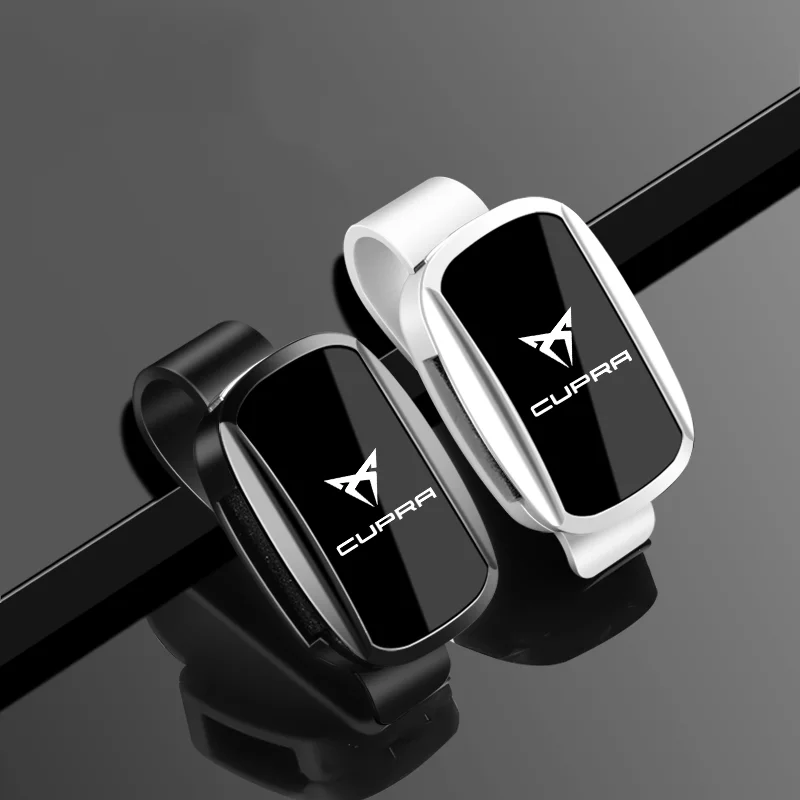 Car Sun Visor Glasses Clip Pressing Switch Eyeglasses Holder For Cupra Formentor Cupra Leon BORN MK3.5 Ateca Mii SC Cupra R