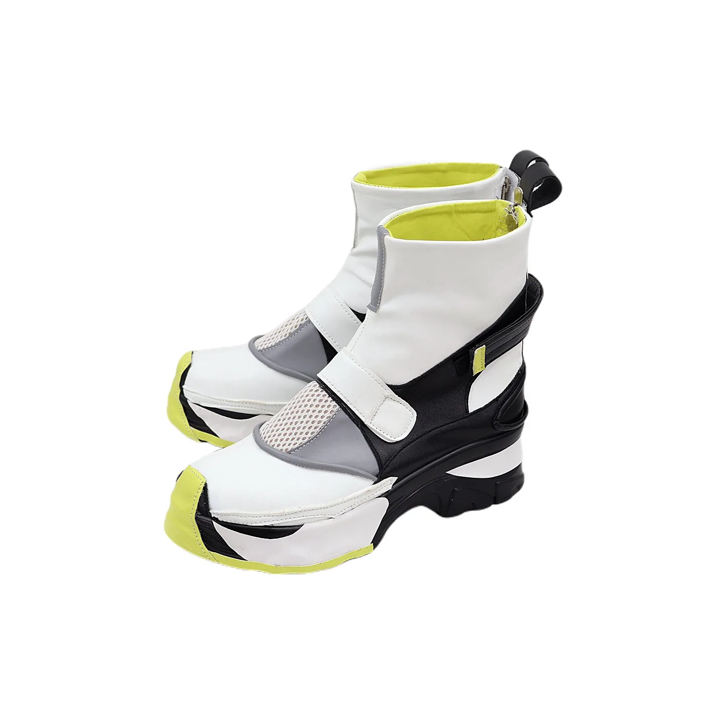 Fluorite Cosplay Shoes Game Arknights Endfield Cosplay Boots Big Size White PU Shoes Halloween Party Accessories Big Size