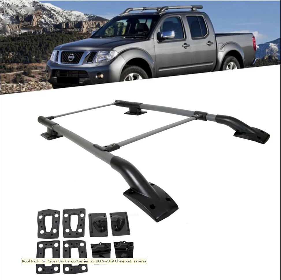 

Frontier 4Dr Roof Rack/Rail Crossbar Luggage Carrier Aluminum fits For 05-17 Nissan