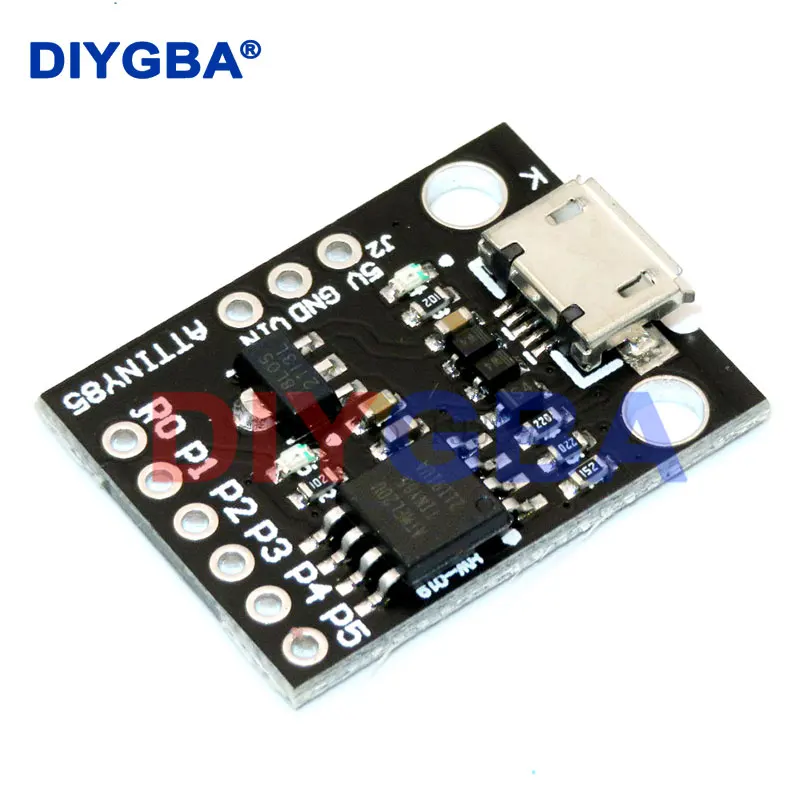 ATtiny ATtiny85 Digispark Kickstarter Micro USB Development Board Module For Arduino IIC I2C TWI SPI Low Power Microcontroller