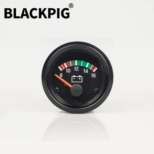 Imagen 2 del producto Medidor de voltaje del generador del voltímetro DC8-16V 18-32V de 52mm para piezas de repuesto del grupo electrógeno 12V/24V opcional