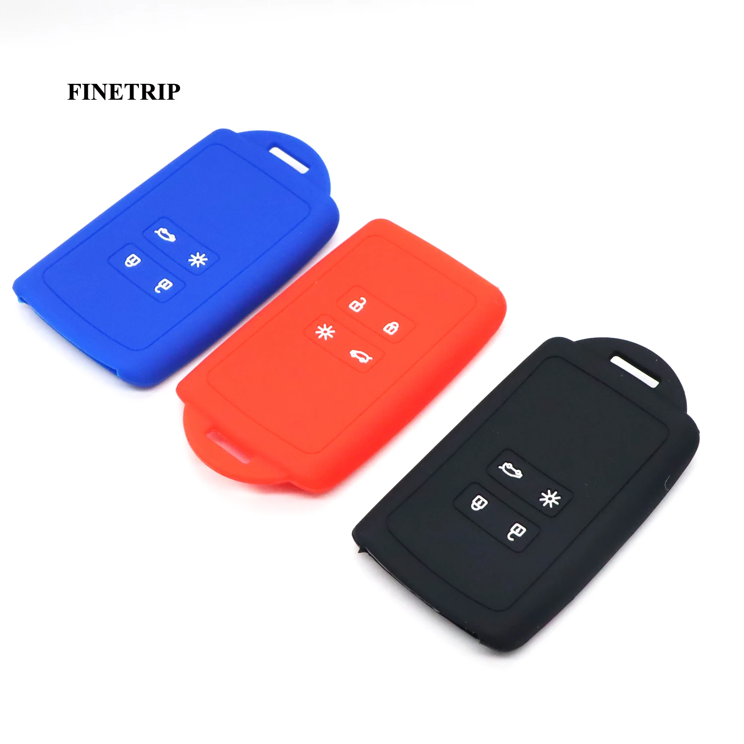 Silicone For Renault Koleos Kadjar Captur Megane Talisman Espace Clio Zoe Scenic 4 Arkana Dacia Sandero Car Key Cover Case