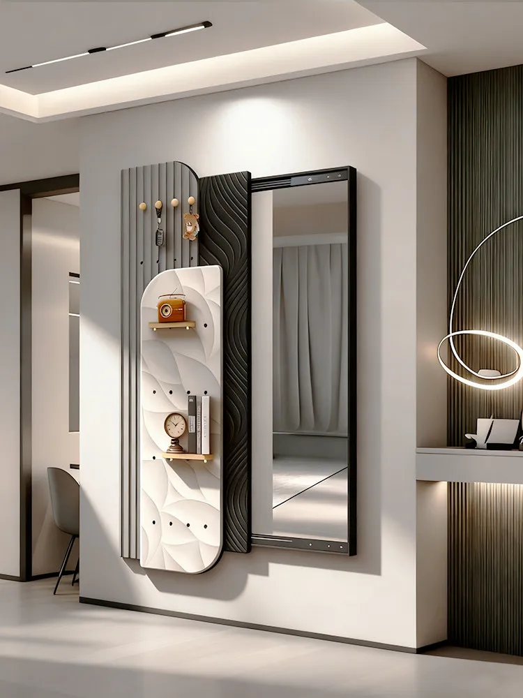 Modern Simple Hidden Full-body Mirror Hanging Painting Push-pull Invisible Full-length Mirror