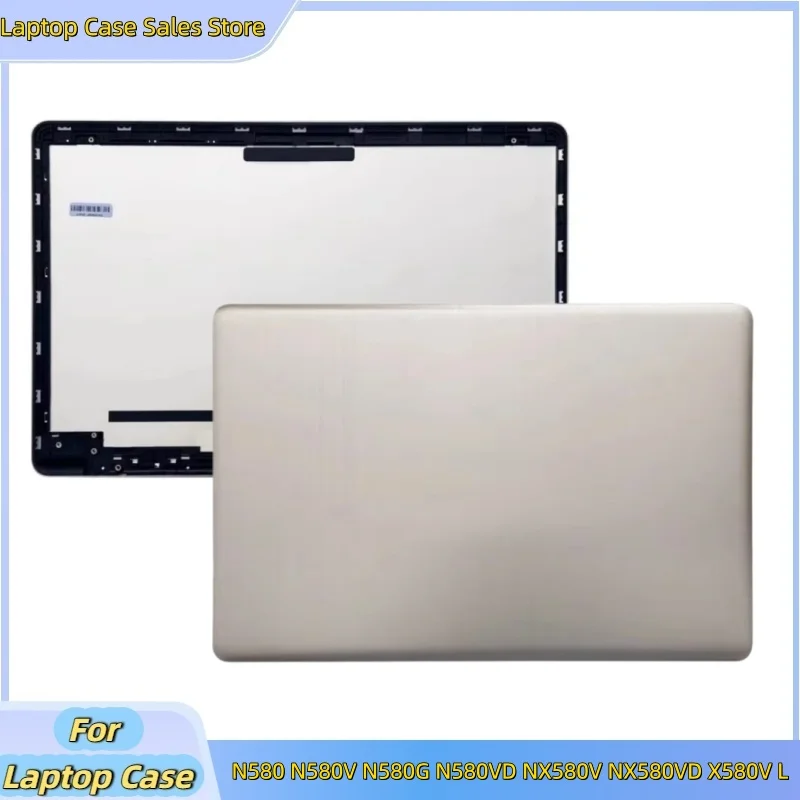 

New laptop For N580 X580 N580V N580G N580VD NX580V NX580VD X580V Rear Lid Lcd Back Cover Top Case A shell metal