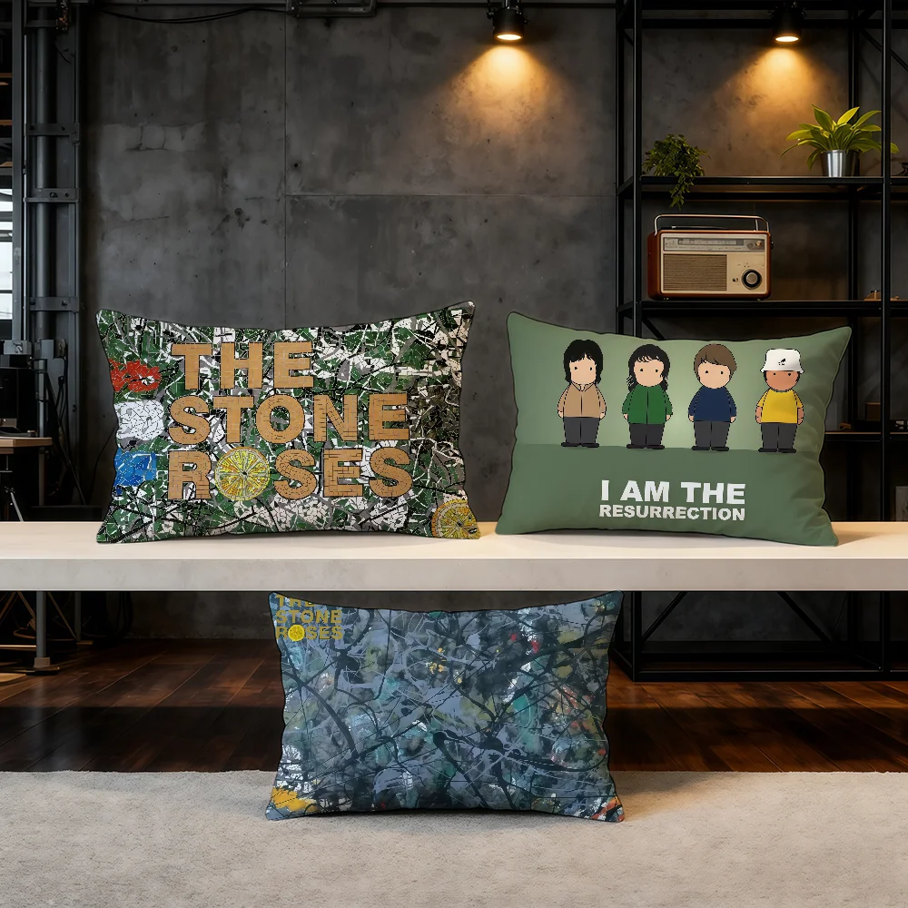 Band The S-Stone R-Roses cushion cover Hit Product Home Sofa living Room Double-sided Soft Pillow Cover
