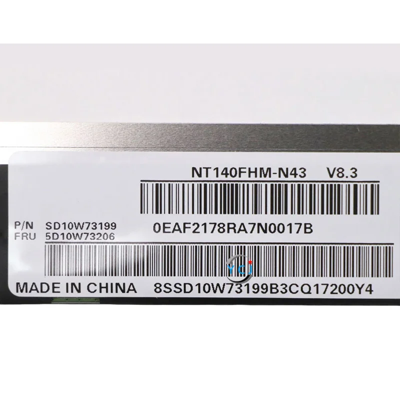 Imagem -04 - Moldura Estreita Schmared Tela Lcd Nt140fhm-n47 Fit B140htn02.0 N140hga-ea1 B140htn02.3 Nt140fhm-n44 Nt140fhm-n43 30pin 1920x1080