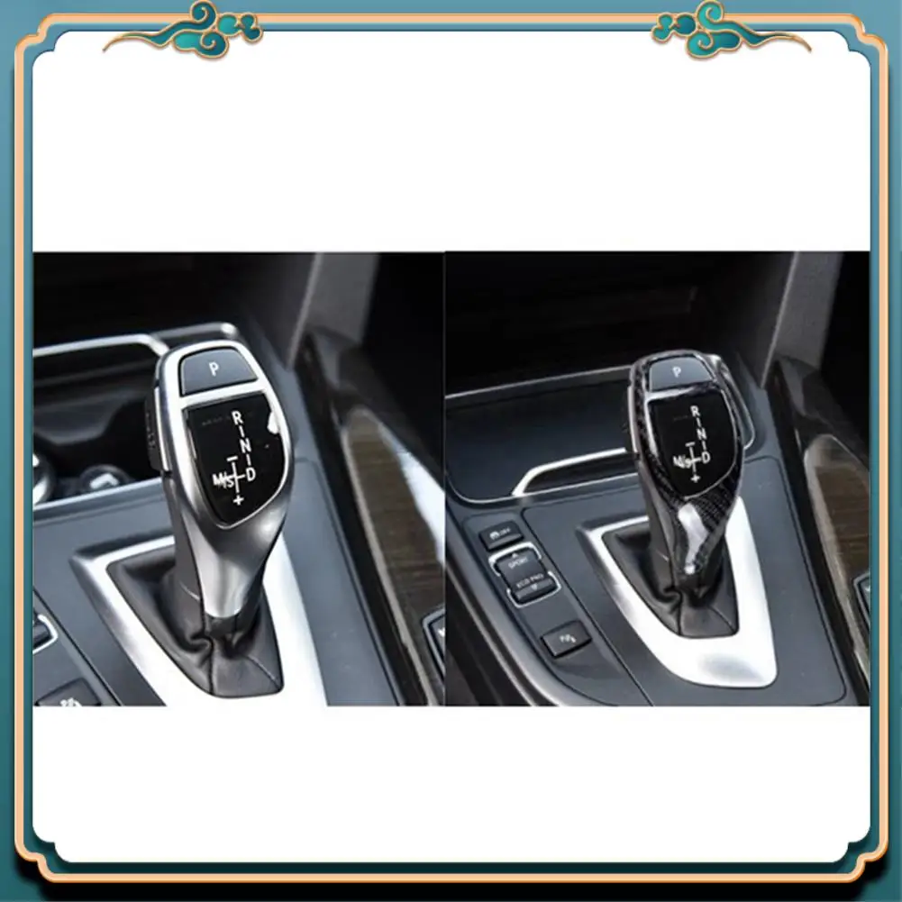 

L39A-Модификация салона автомобиля, отделка из углеродного волокна, крышка ручки переключения передач для BMW F20 F21 F22 F23 F30 F34, детали крышки рычага переключения передач