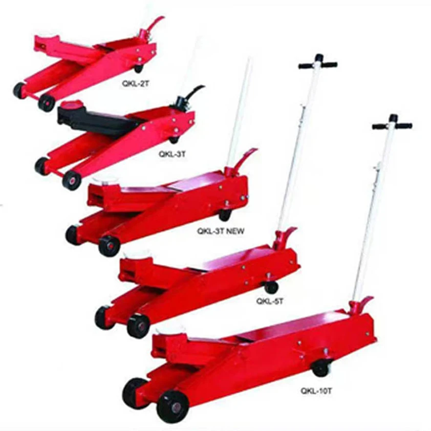 5 Ton 10 Ton Long Top Hydraulic Horizontal Jack Heavy Duty Vehicle Repair Tool