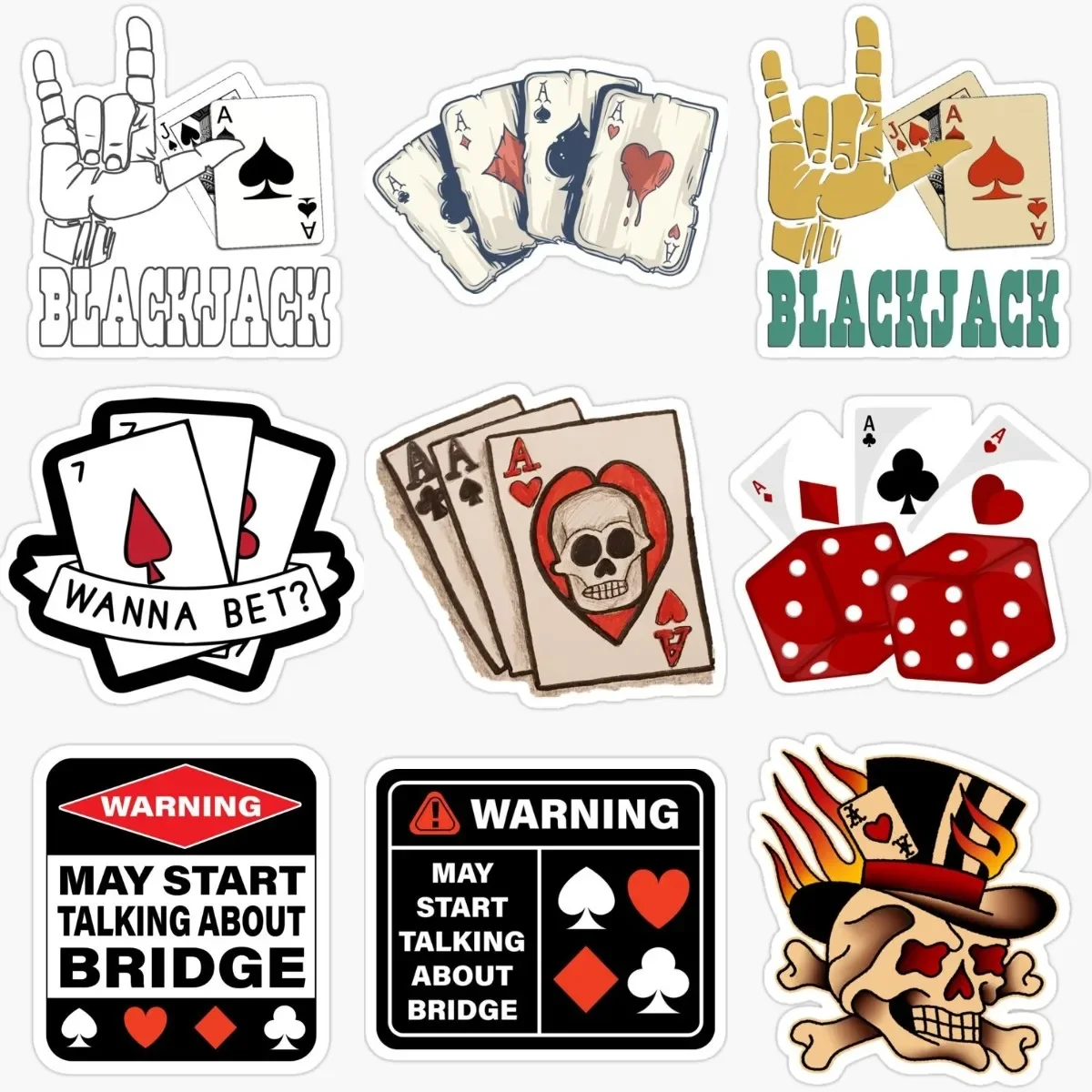 

Playing Card Spade HeartA Skull PVC Creative Stickers for Car Motorcycle Wall Room Camper Van Bicycle Table Decal Accessories