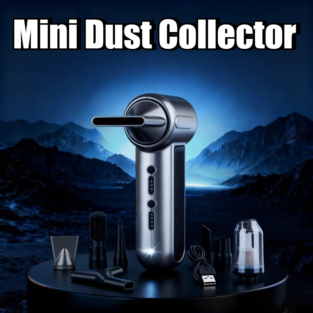 

Violent Blower Turbo Fan 130000RPM Electric Air Duster Air Blower 3-Gear Brushless Motor for Car/PC/Home/Pet/Outdoor Cleaning