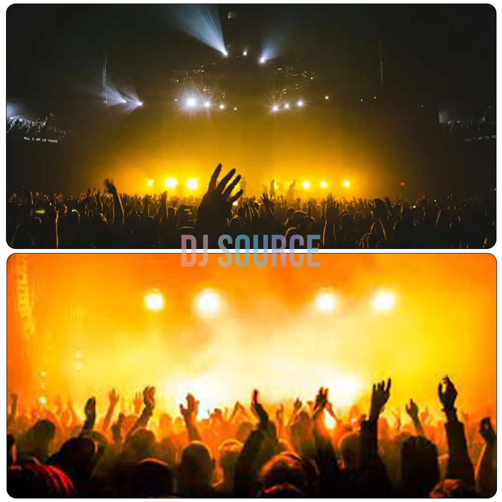 1/2/4Pcs IP65 LED 60W COB Retro Light Golden Amber Wash Stage Light 8/10CH DMX512 DJ Disco Club Outdoor Waterproof Stage Effect