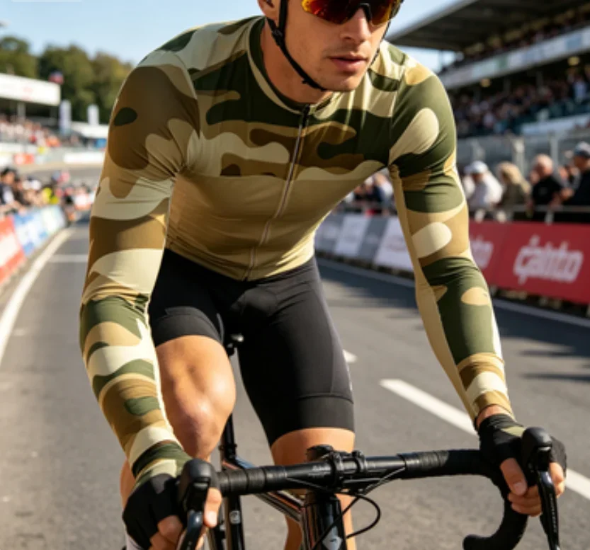 Men's Pro Team Long Sleeves Cycling Jersey 2026 Spring Autumn Bicycle Cycling  Breathable Clothing