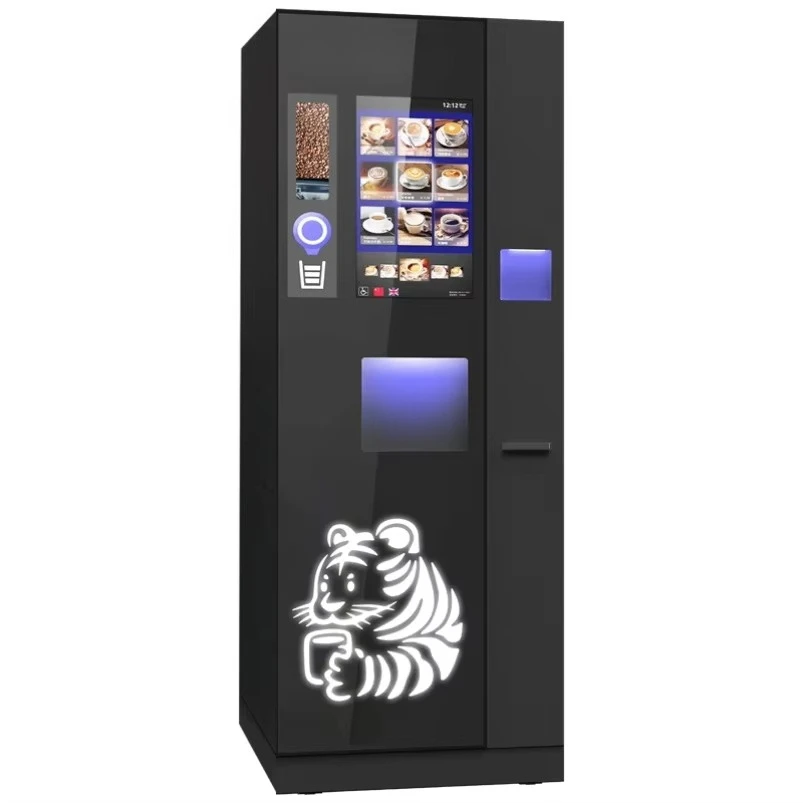 Self-Service Coffee Machine Hot and Cool Drink Chocolate Powder Vending Machine Touch Screen Coffee Vending Machine