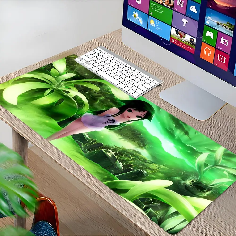 Game S-Saya No Uta Mouse Pad Gamer Keyboard Mouse Mat Rubber Cartoon Big Motbook Computer PC Mousepad