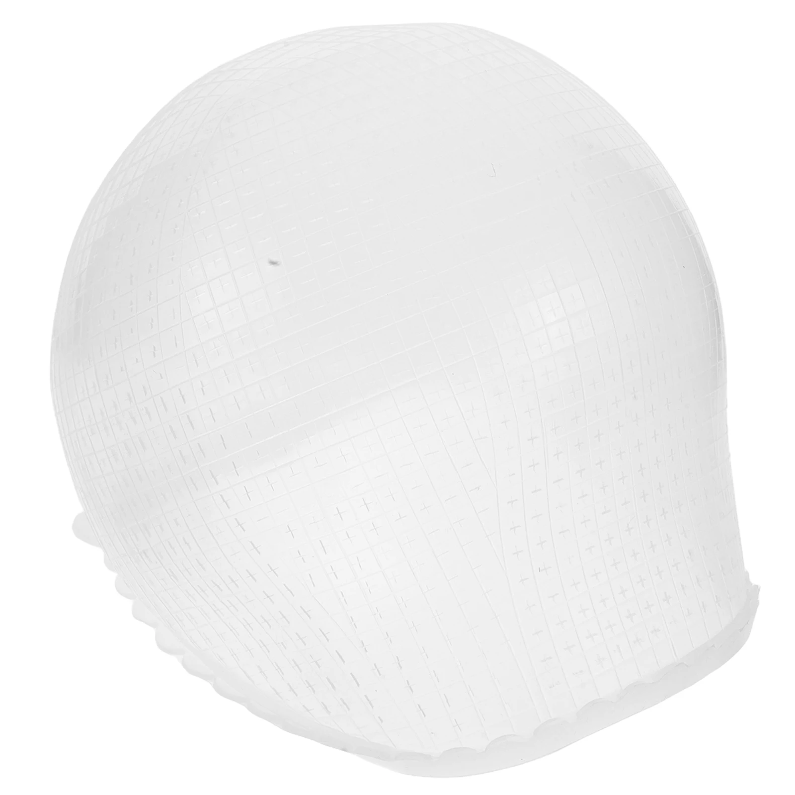 

Silicone Highlighting Frosting Cap Hair Dye Salon Reusable Cross Hole Elastic Soft Material Women Men Long Curly DIY Coloring