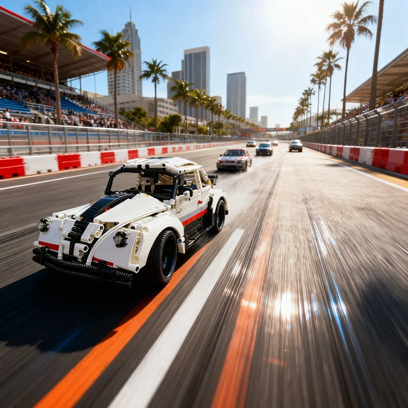 

1417 деталей MOC VW Beetle Type 1, техническая модель для сборки, конструктор, рождественский подарок, креативные игрушки из кирпичиков, подарок на день рождения для детей