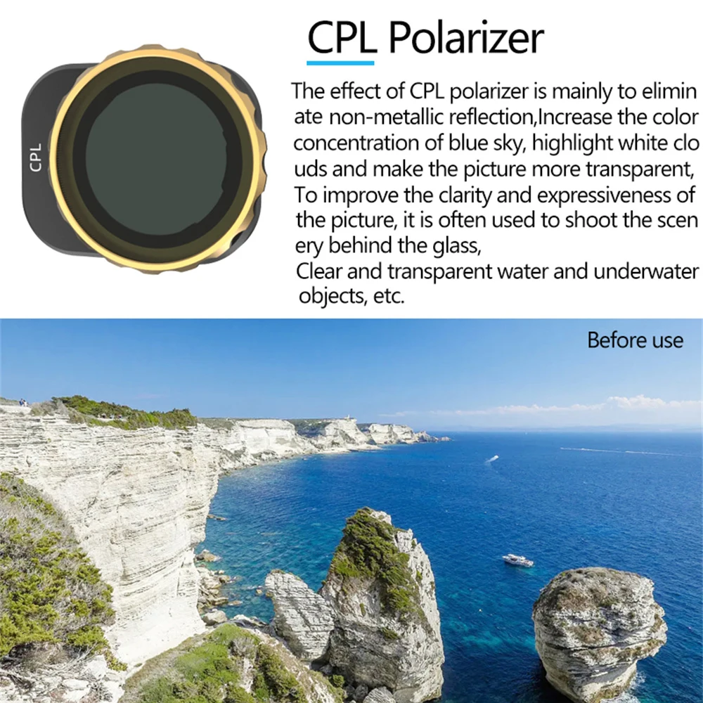 ل DJI Mini 3 Pro عدسة الكاميرا تصفية MCUV CPL ND8 ND16 ND32 ND64 ND256 ND/PL مجموعة مرشحات ل DJI Mini 3 ملحقات طائرة بدون طيار مجموعة