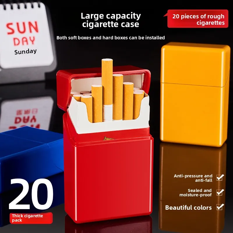 Plastic Cigarette Case Box Holder Cigarette Protective Case Cover Box Cigarette Box Case Cover Smoking Accessories Smoker Gift
