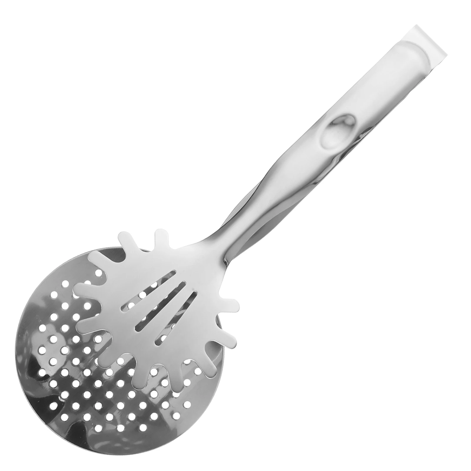 

Oil Food Stainless Steel Perforated Design Kitchen Cooking Tong Steak Draining Food Strainer Clamp Filter Spoon Fried Steak Clip