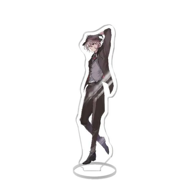 Stray Bungou Dogs 10th Anniversary Acrylic Stand Figure Anime Dazai Osamu Nakahara Chuuya Desktop Standing Plate Toys Gift 15CM