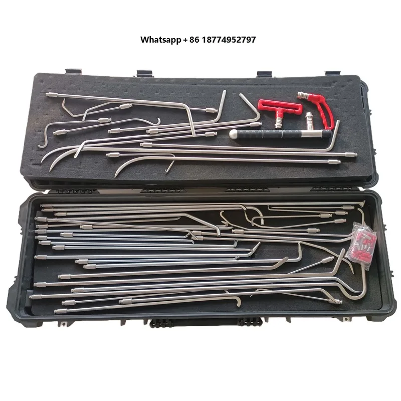 

Pro Grade Super Pdr Car Tool Set 45PC Quick Release Tool PDR Hook and Rod Car Dent Repair Tools New Upgrade Special Shaped Hook