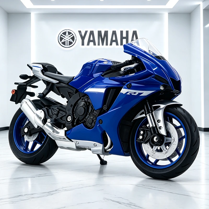 Maisto 1/18 YAMAHA YZF-R1 YZFR1 2021 Alloy Motorcycle Model Collection Shork-Absorber Off Road Autocycle Model
