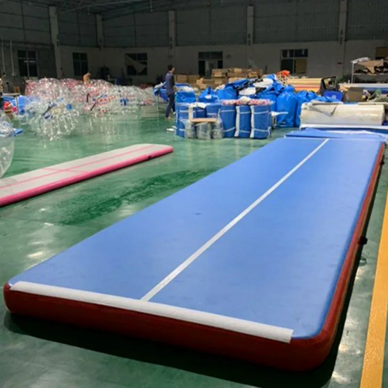 Free Shipping 10x2x0.2m Inflatable Air Track For Gym Indoor Inflatable Air Gym Mat Inflatable Tumble Track Free A Pump