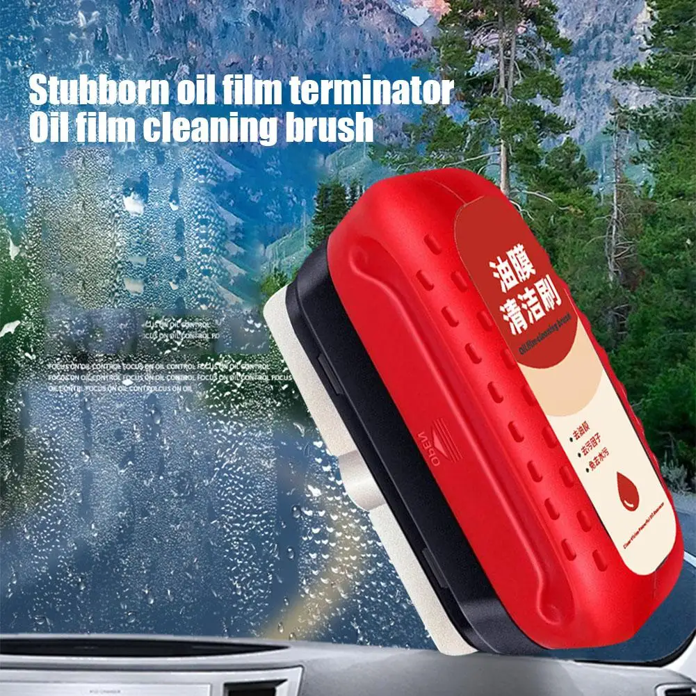 

Car Glass Cleaner Windshield Window Glass Oil Film Remover Automotive Glass Sponge Cleaning Brush For Car Polishing Cleanin D1S3