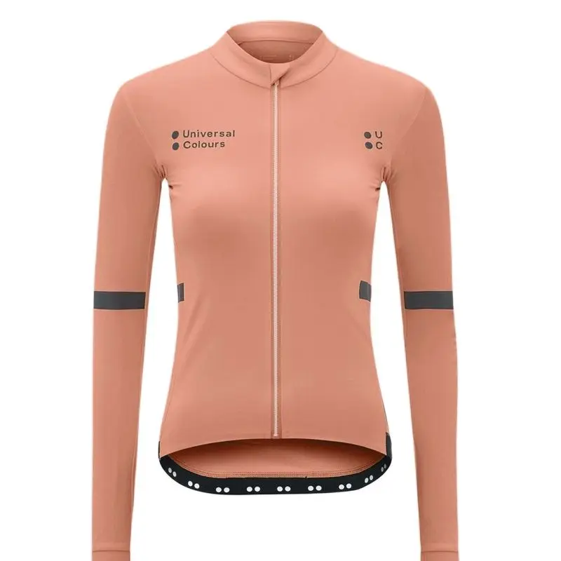 

COLOR Women Cycling Jersey Maillot Spring Autumn MTB Bike Thin Long Sleeves Cycling Shirt Breathable Ciclismo Bicycle Clothing