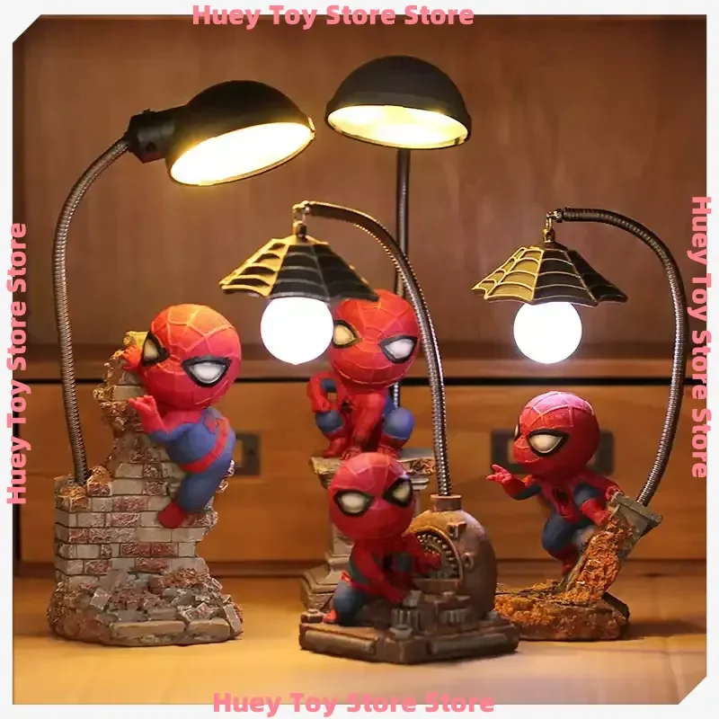 

Marvel Spider-Man LED Night Light - 3D Resin Desk Lamp for Kids Room, Superhero Birthday Christmas Gift for Boys (USB Powered)
