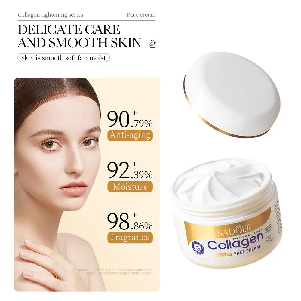 Collagen Wrinkle Removal Cream Fade Fine Lines Firming Care Lifting Beauty Moisturizing Tighten Anti-aging Improve D8s7