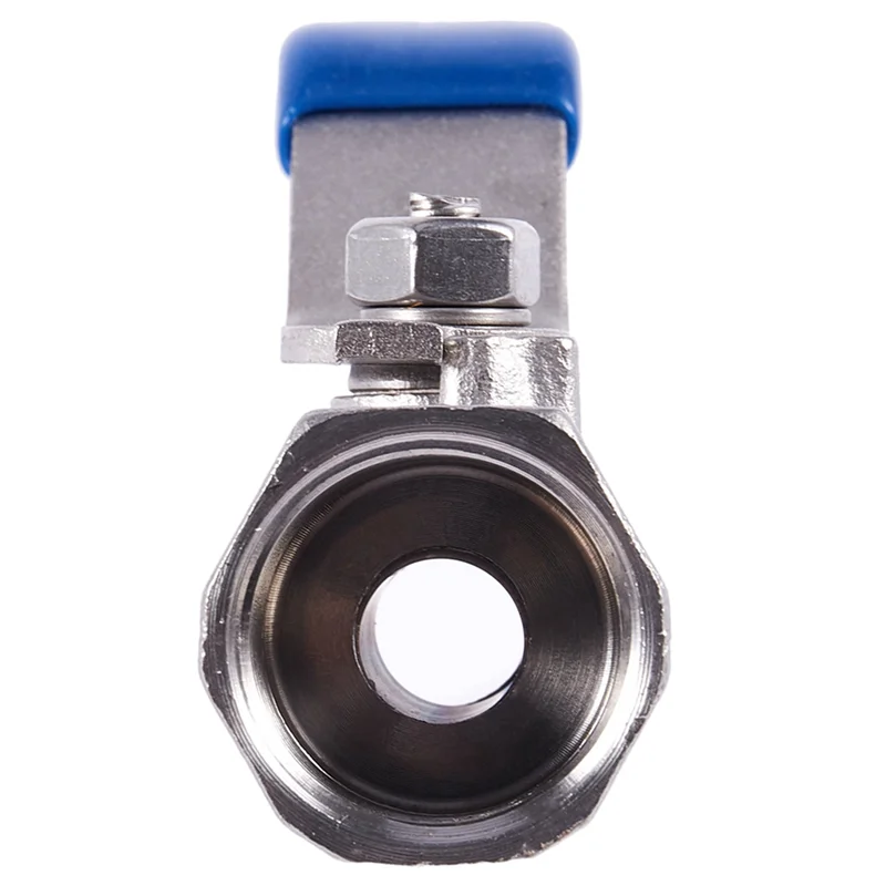 ABXF-6Pcs 1/2 Inch Stainless Steel Internal Thread Lever Handle Ball Valve