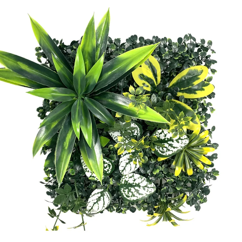 

DIY Artificial Plant Wall Panel Eternal Life UV Protection Artificial Eucalyptus Carpet Sunflower Durable