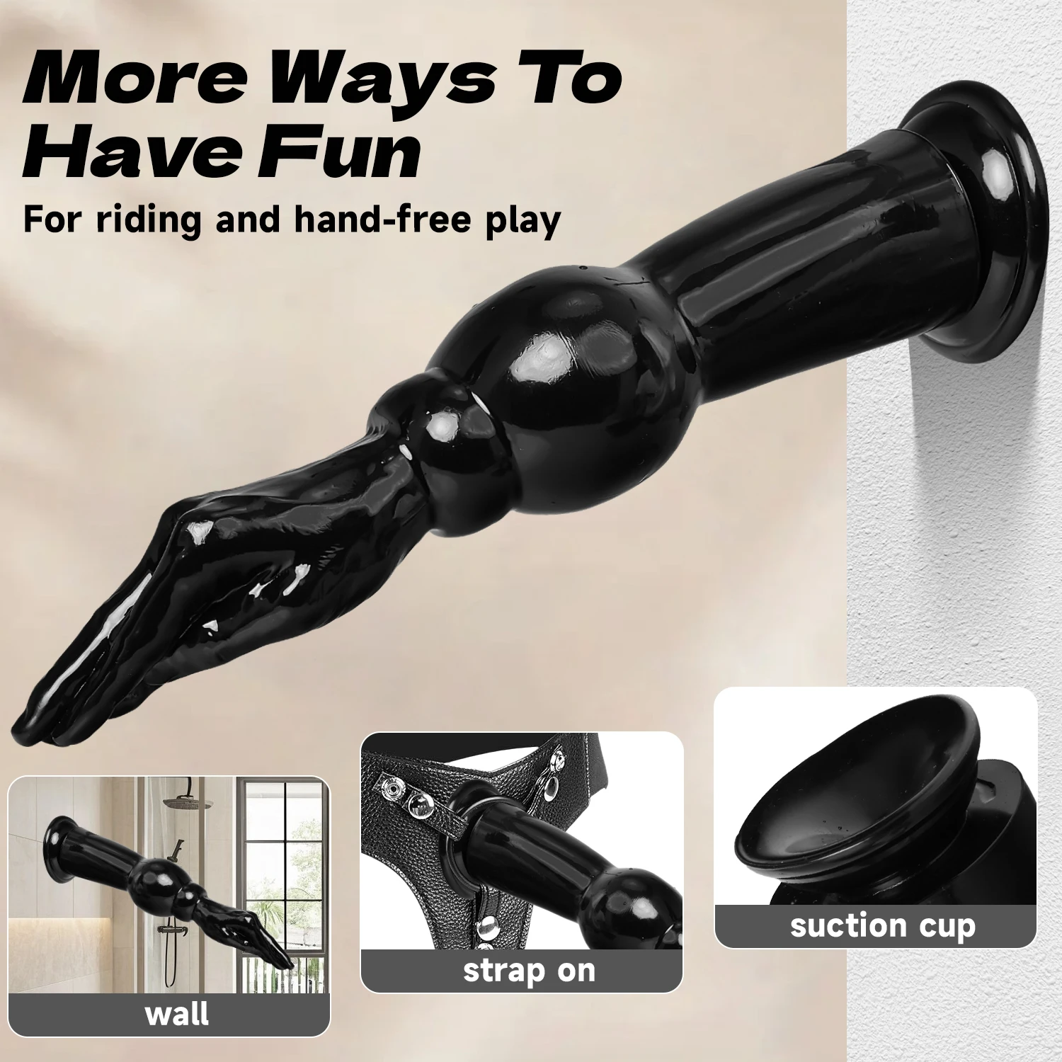 كبير الوحش اليد دسار المكونات الشرج منظار الشرج آلة الجنس الشرجي G-بقعة تحفيز المثليات الكبار الجنس لعب طويلة القضيب بعقب المكونات #6