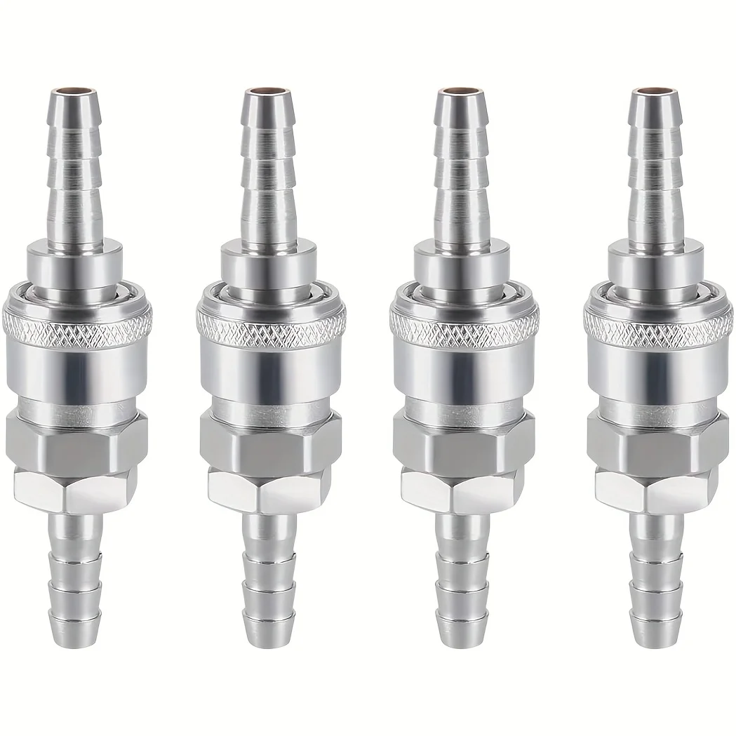 8mm hose quick release connector, metal, male/female, plug type, no electricity, universal thread in accordance with European an