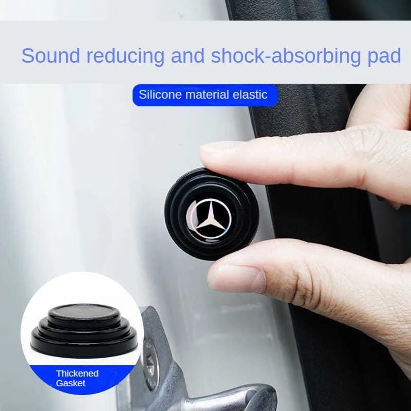 8Pcs Car Door Shock Absorbing Gasket Buffer Stickers Cushion for Mercedes benz W203 W204 W205 W210 W211 W212 W164 W176 CLA CLS