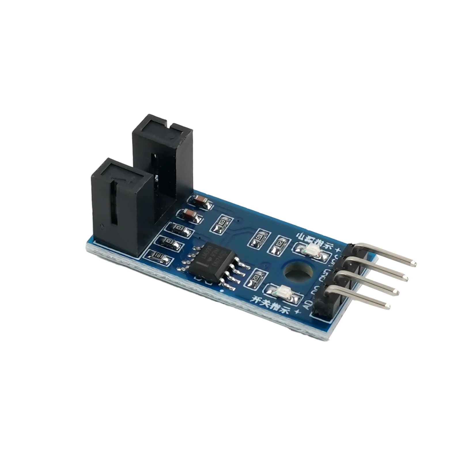10PCS Speed Sensor Module with LM393 Comparator - Slot-Type IR Optocoupler 3.3V-5V for Arduino/Relay/Buzzer Projects