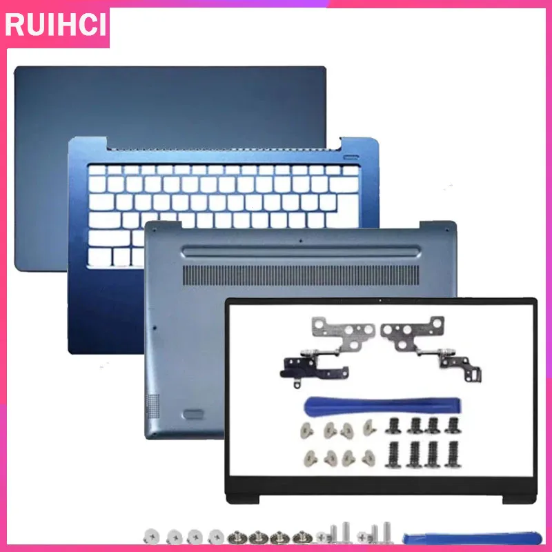 For Ideapad 330S-14 330S-14IKB 330S-14AST Laptops Screen Case LCD Back Cover/Front Frame/Hinges/Palmrest/Bottom Case Blue