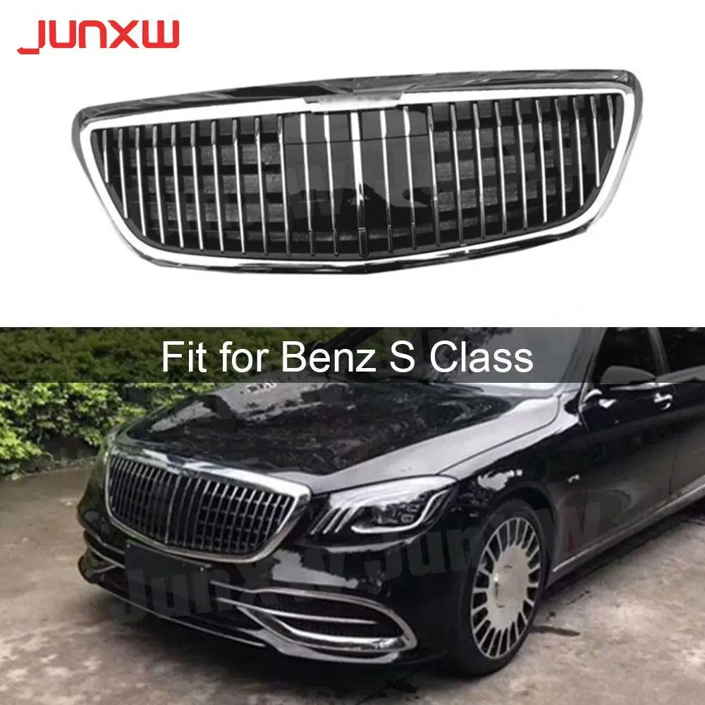 

S Class Front Bumper Grille Mesh Grill Cover for Mercedes Benz W222 S320 S350 S400 S560 S600 S680 S65 2014-2019