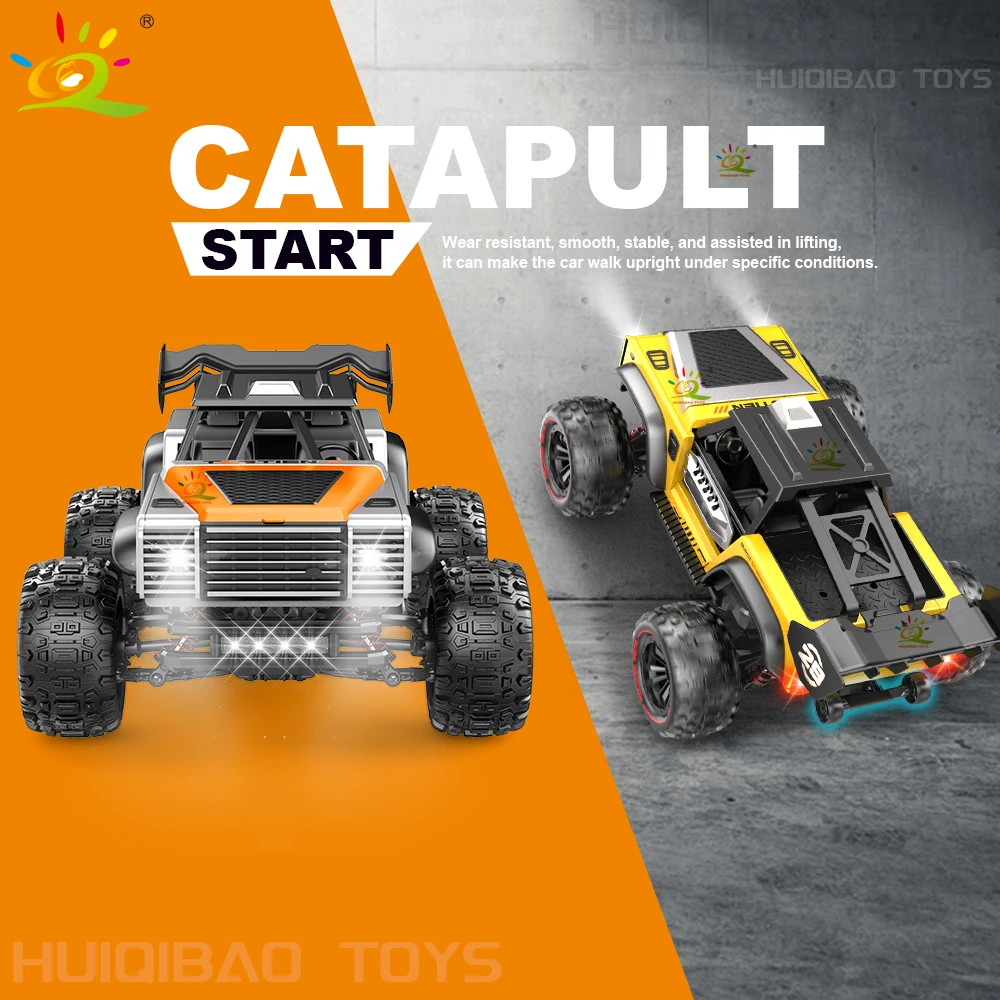 HUIQIBAO 1:14 مقياس كبير RC سيارة هواية 2.4 جرام التحكم عن بعد شاحنة بيك اب تسلق نموذج مركبة 4wd عالية السرعة على الطرق الوعرة الصبي هدية #3