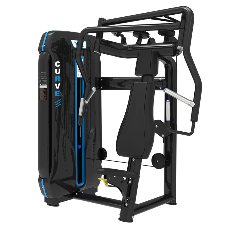 

Gym Equipment Wholesale Seated Chest Press with Pin loaded 100 kg Stack