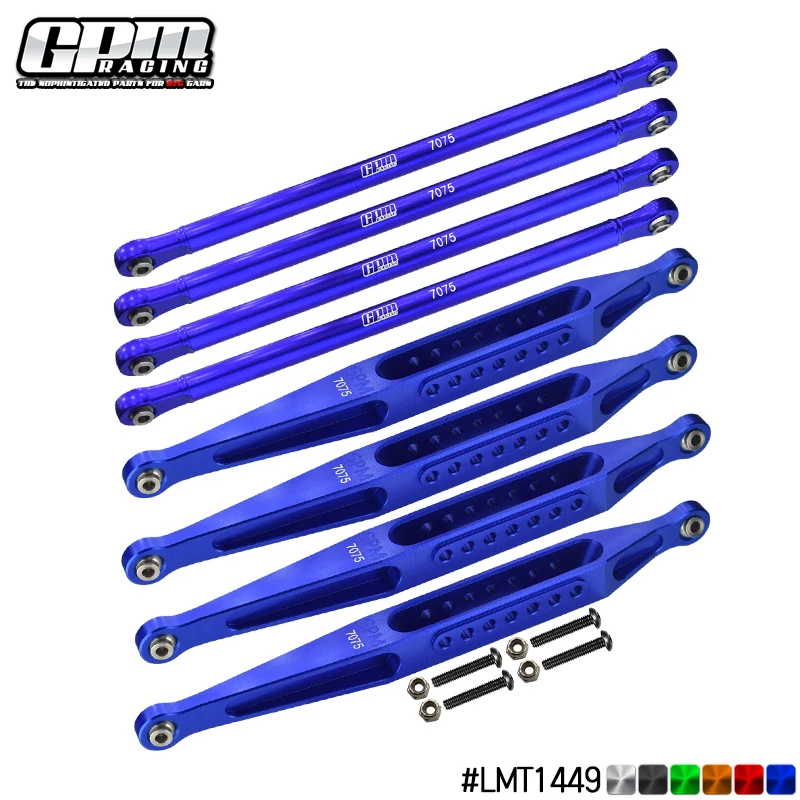 GPM ALUMINUM FRONT STEERING TIE RODS For LOSI 1/8 LMT 4WD SOLID AXLE MONSTER TRUCK