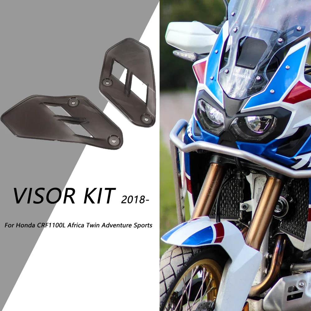 

New Motorcycle Visor Kit Side Windshield upper Wind Deflector For Honda CRF 1000 L CRF1100L Africa Twin Adventure Sports 2018 -