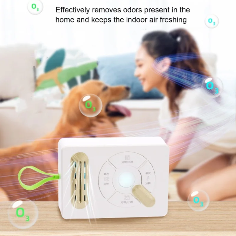 Car Air Purifier White Color Multifunctional Portable Small Travel Air Purifier For Kitchen Induction Version