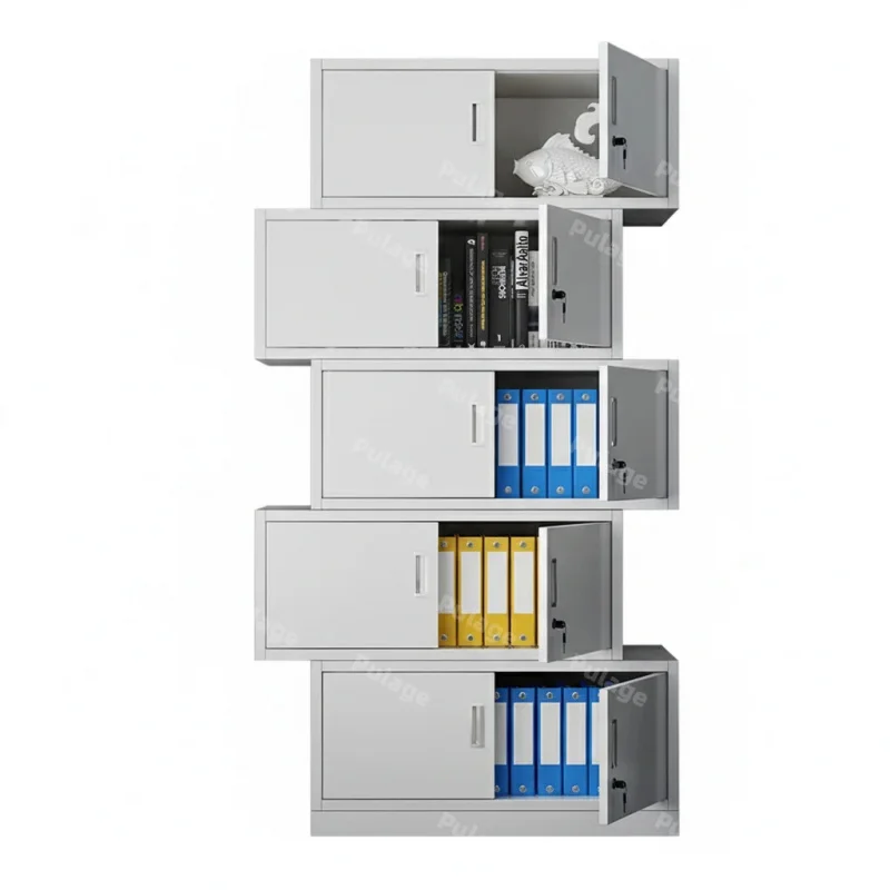 custom.Steel Filing Cabinet with Glass Office and School Storage