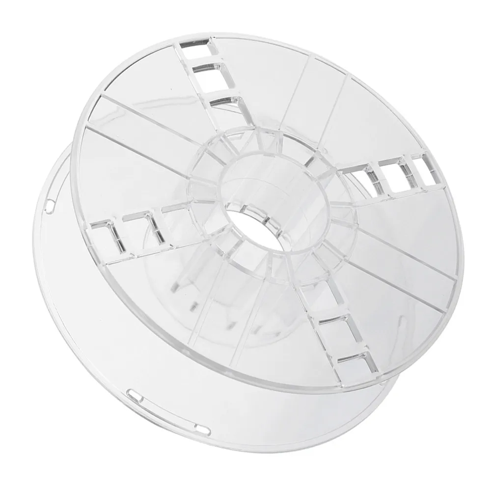 Small Plastic Wire Spool Cable Reel Extension Cord Storage Cord Winder Reel Transparent for Camping Caravan Motorhome