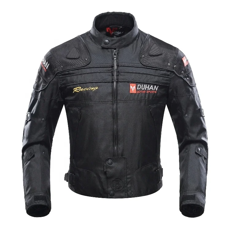 Motorcycle Jacket Motorbike Windproof Riding  with Removable Cotton Lining